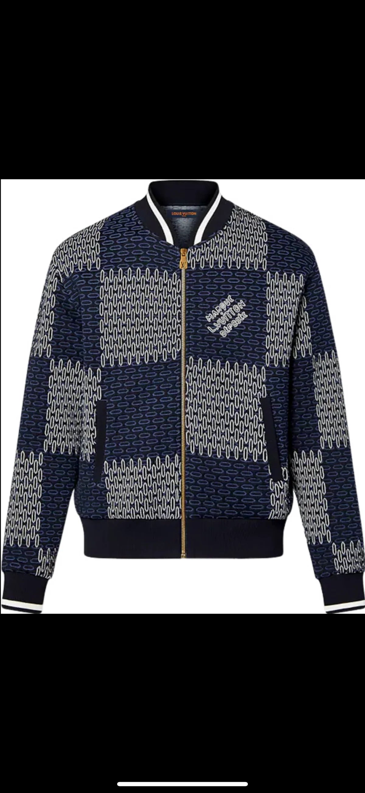VESTE LV EN COTON MATELASSÉ