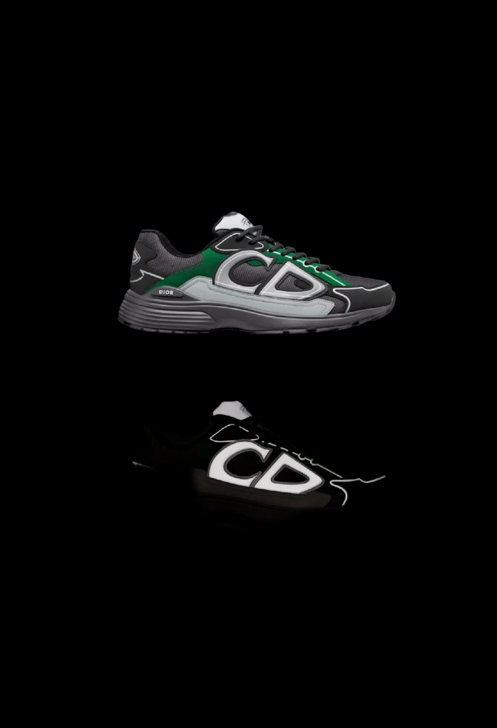 SNEAKERS B30 2025 BLACK GREEN