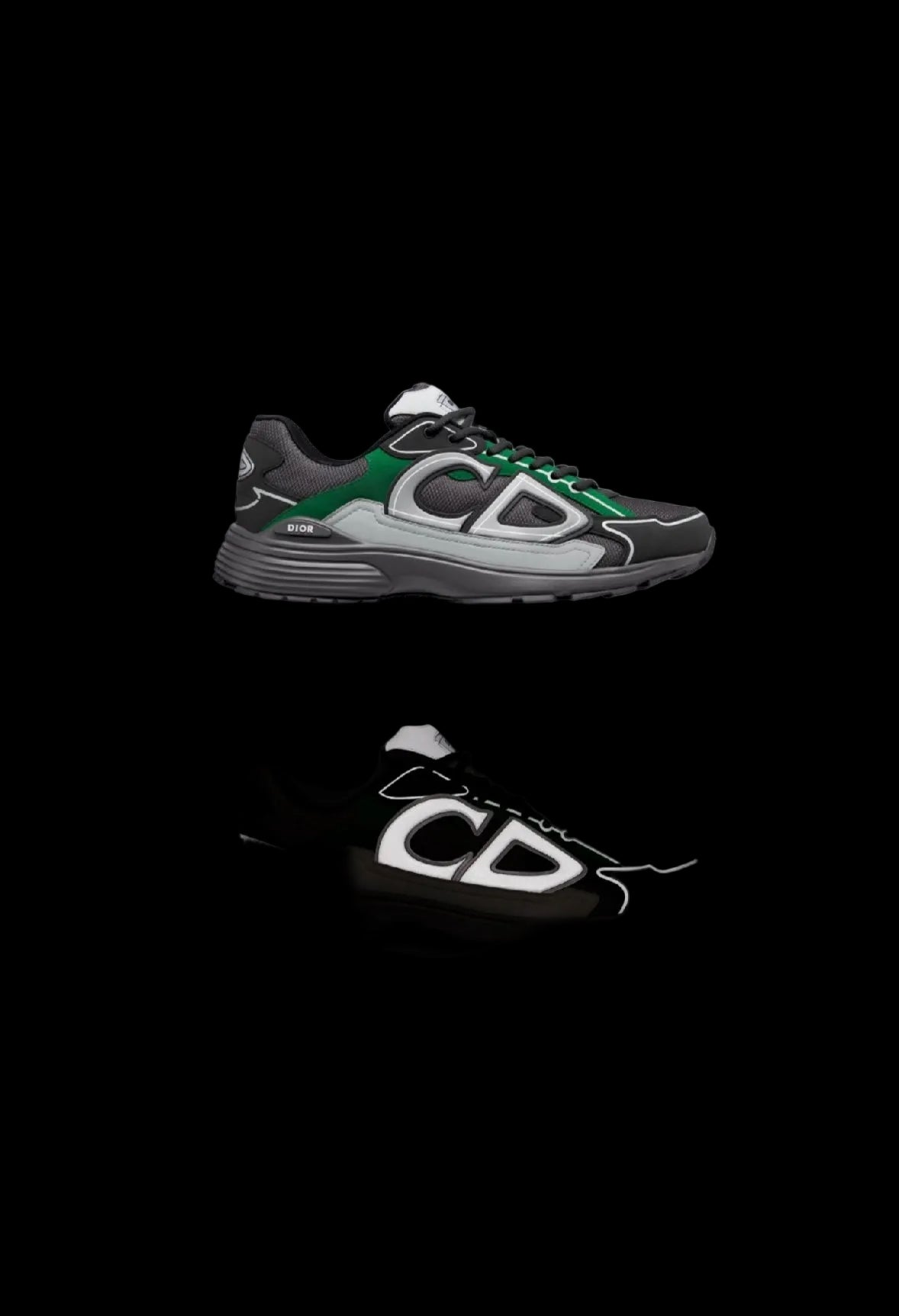 SNEAKERS B30 2025 BLACK GREEN