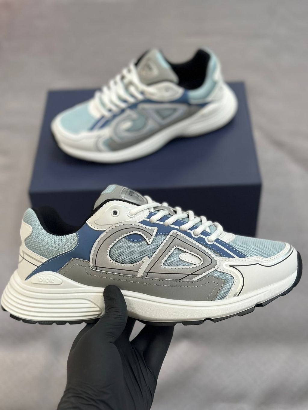 SNEAKERS B30 2025 GREY BLUE