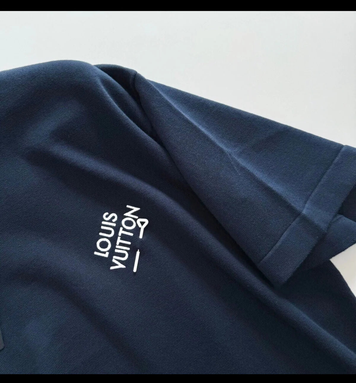T-SHIRT LV BLUE WAVY