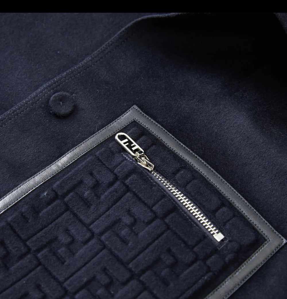 VESTE FNDY WAVY BLUE