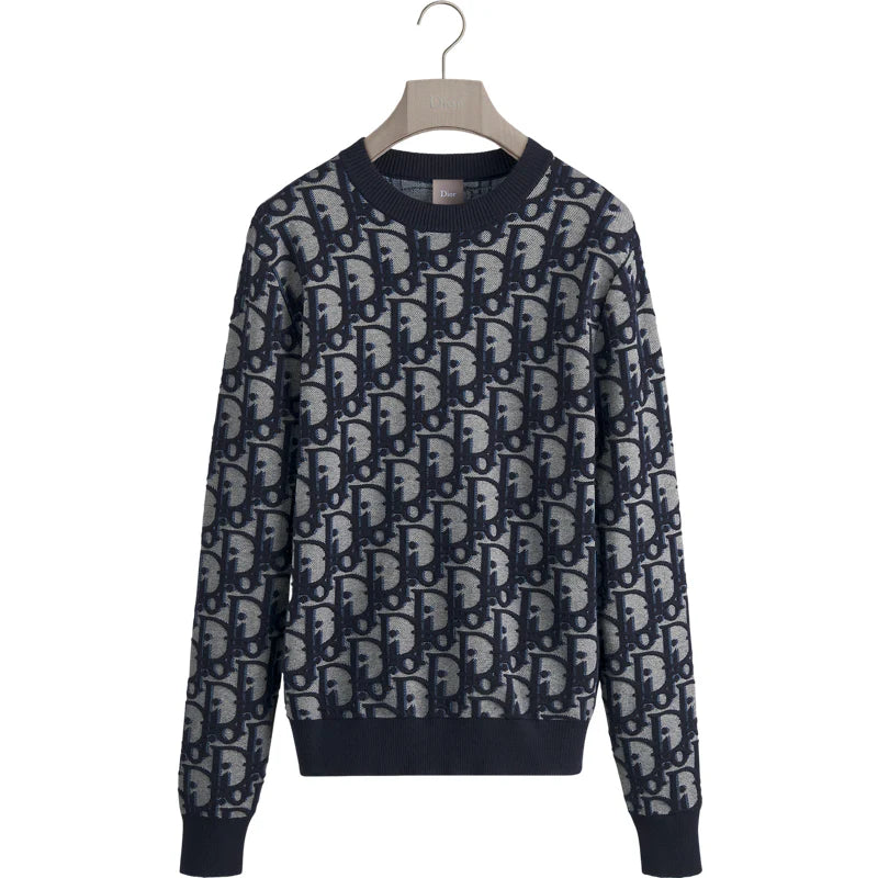 PULL CD JACQUARD BLUE