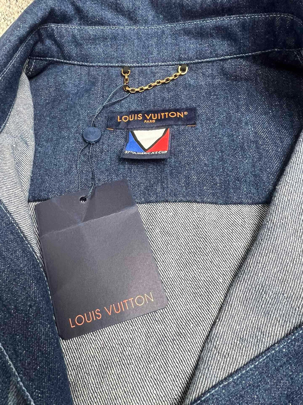 ENSEMBLE CHEMISE SHORT LV DENIM
