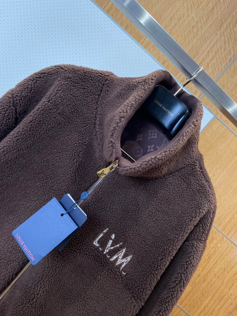 VESTE POLAIRE LV BROWN