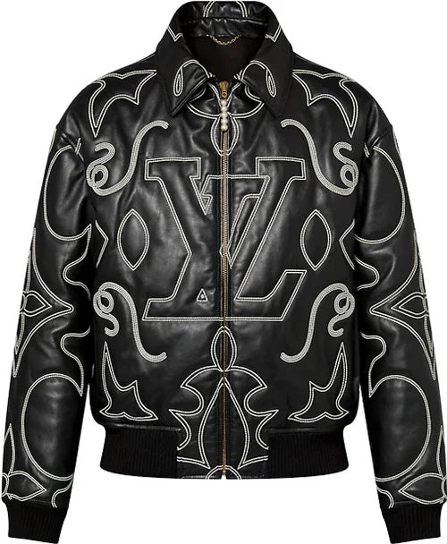 BOMBER EN CUIR LV