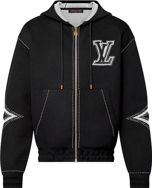 SWEAT-SHIRT LV ZIPPÉ