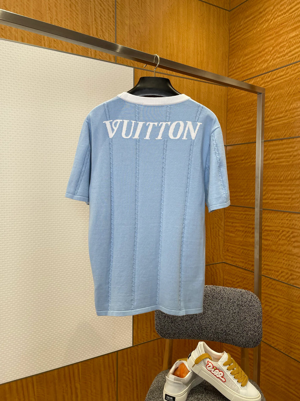 T-SHIRT COTON LV BLUE