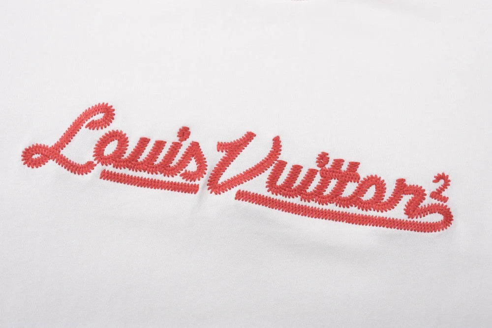 T-SHIRT LV COL BRODER