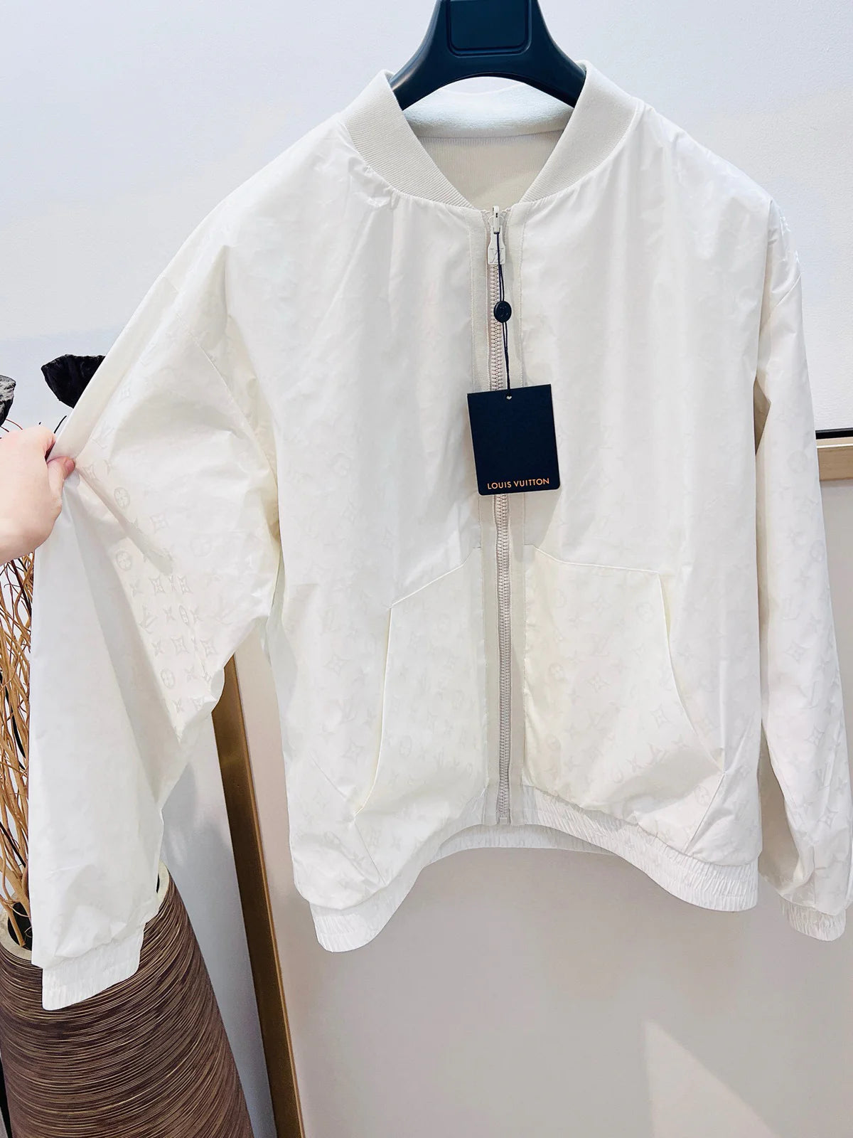 BOMBER RÉVERSIBLE LV WHITE