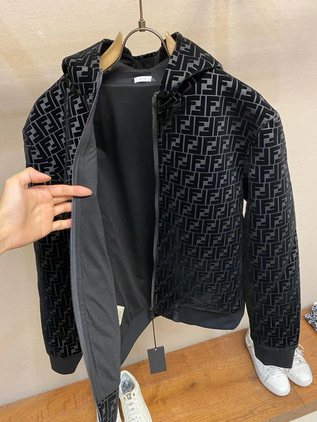 VESTE FNDY JERSEY FULL BLACK