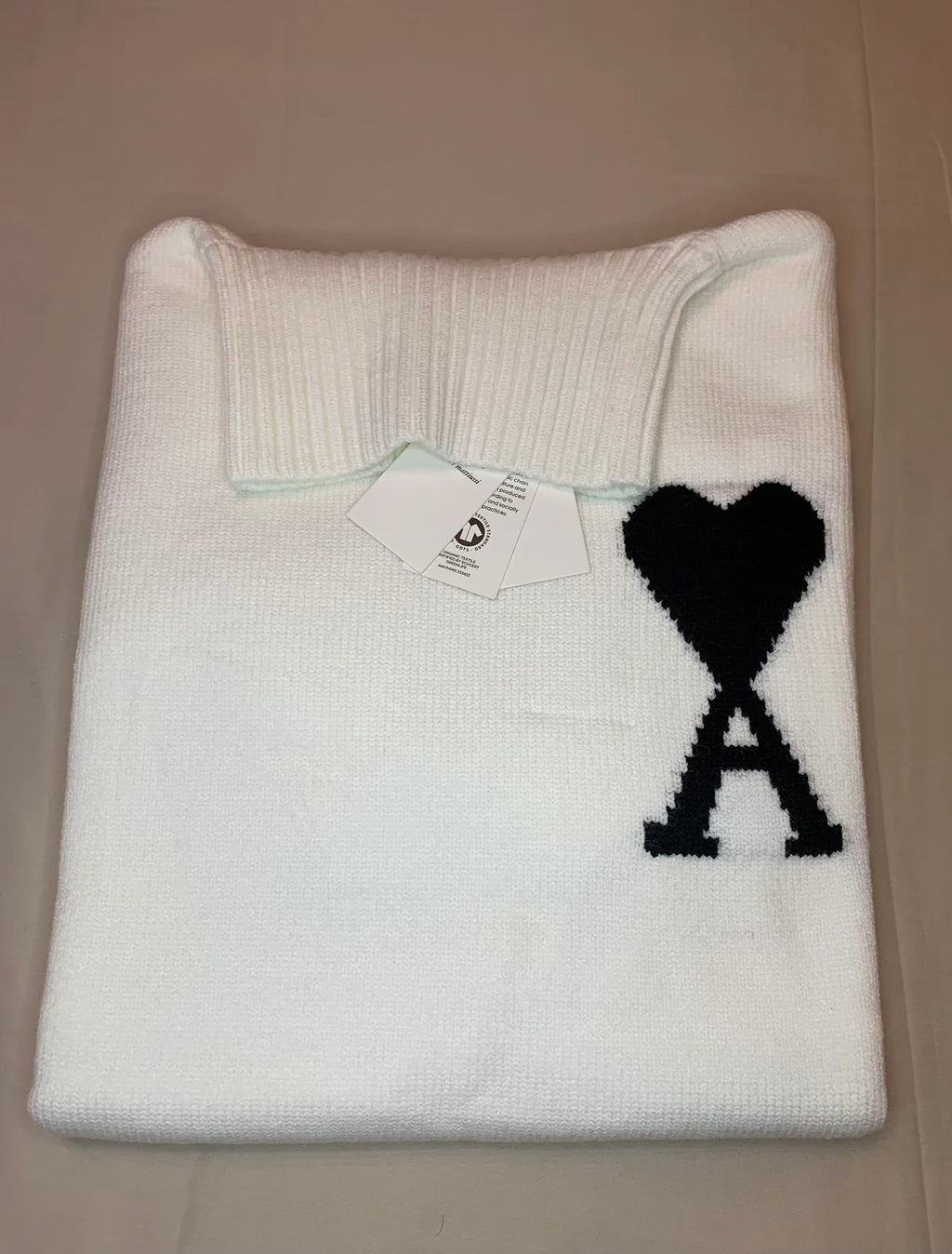 PULL AMI LOGO NOIR