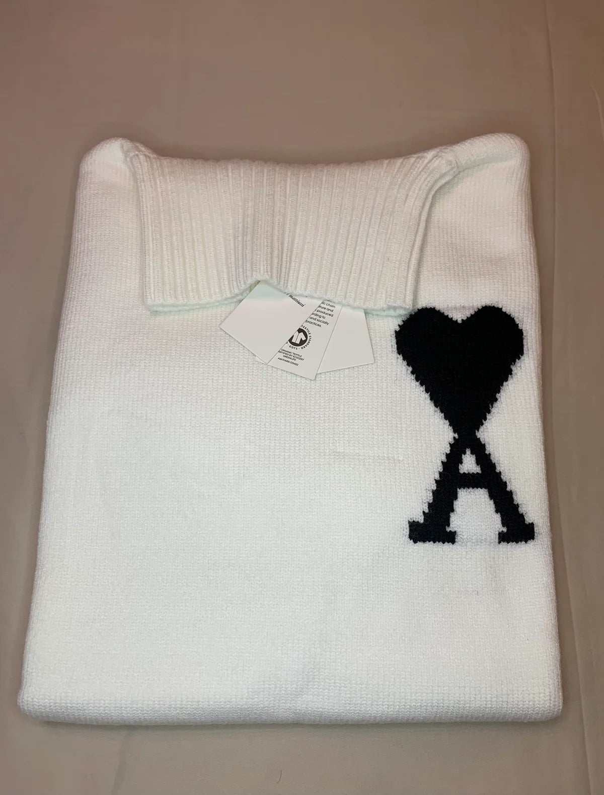 PULL AMI LOGO NOIR