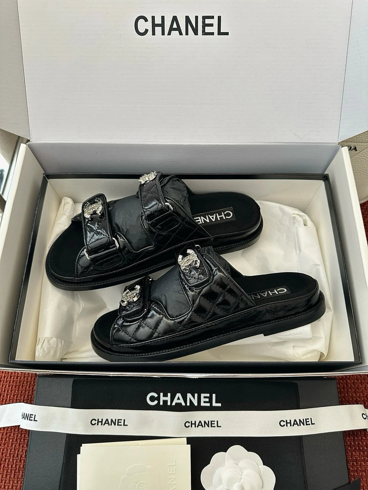 SANDALES CHNL BLACK
