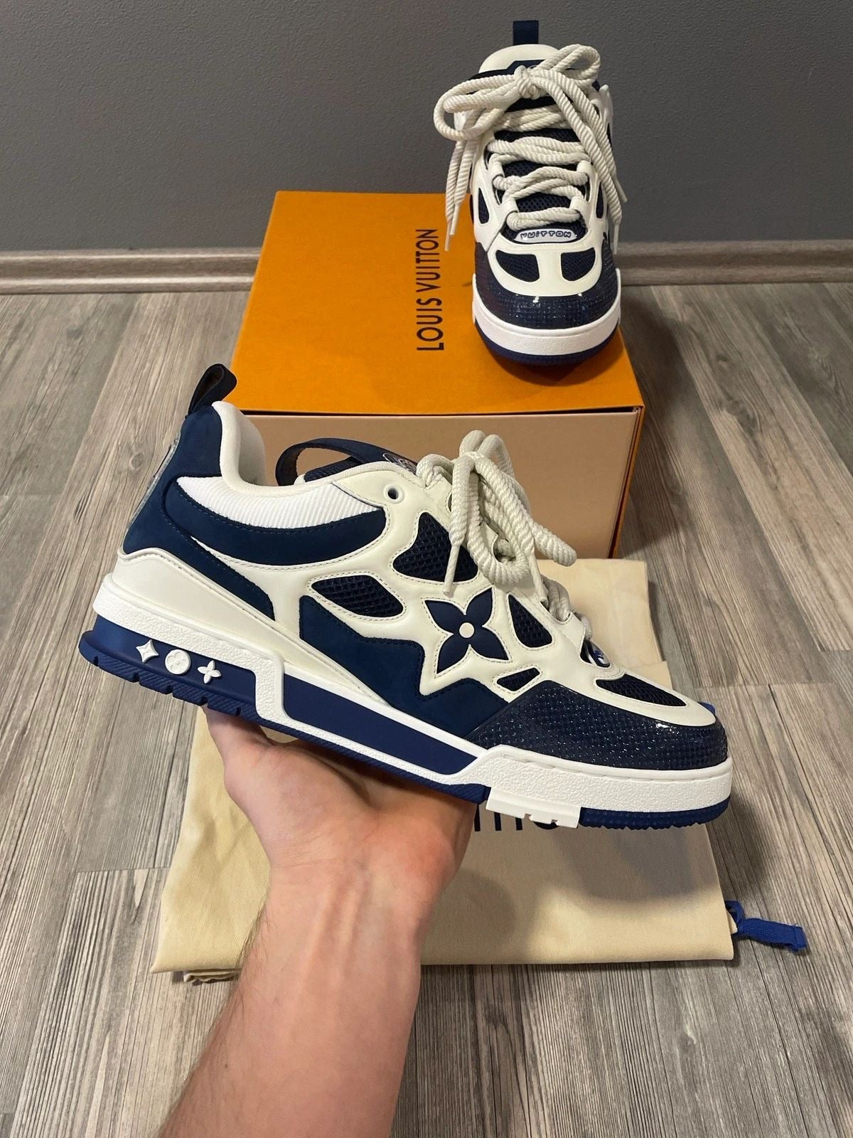 SNEAKERS SKATE LV BLUE