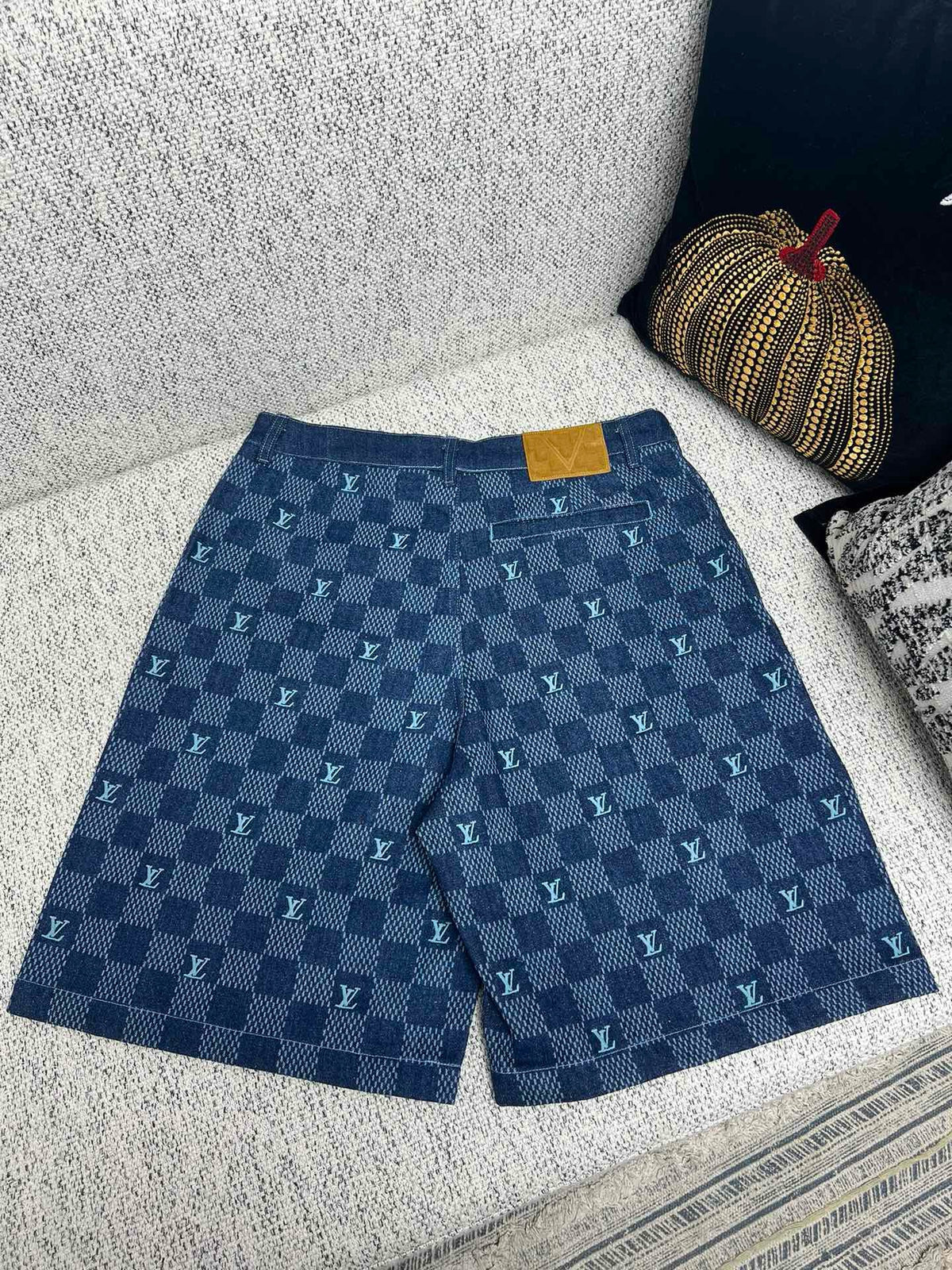 ENSEMBLE CHEMISE SHORT LV DENIM