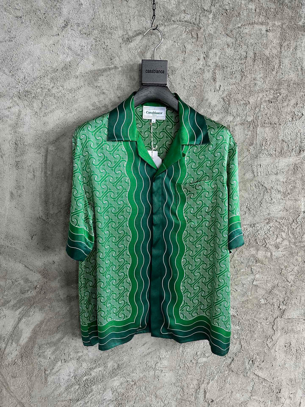 CHEMISE GREEN SOIE CASA