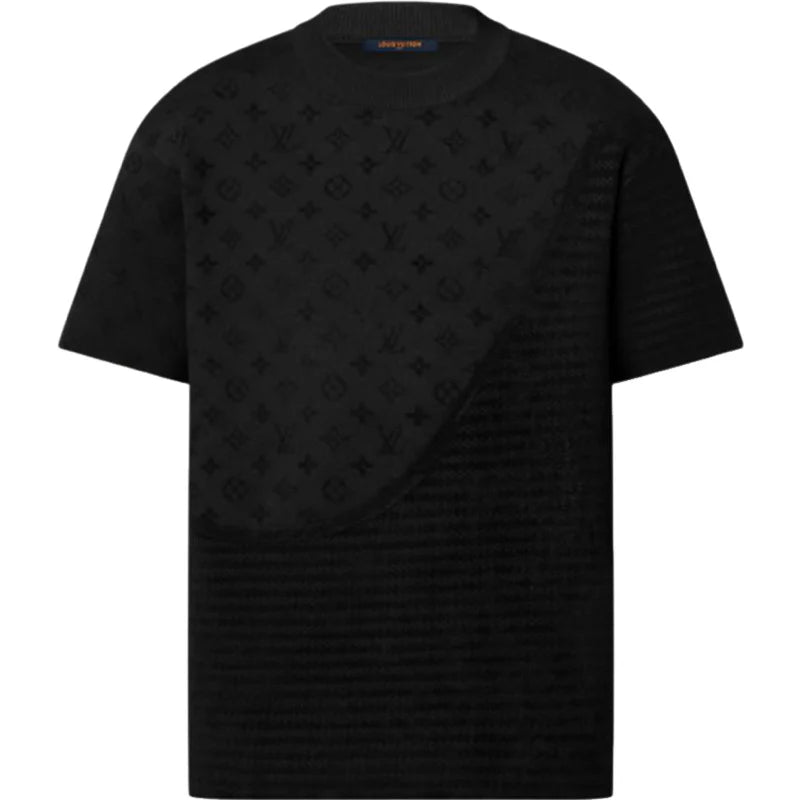 T-SHIRT LV NOIR JACQUARD
