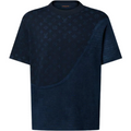 T-SHIRT LV BLEU JACQUARD