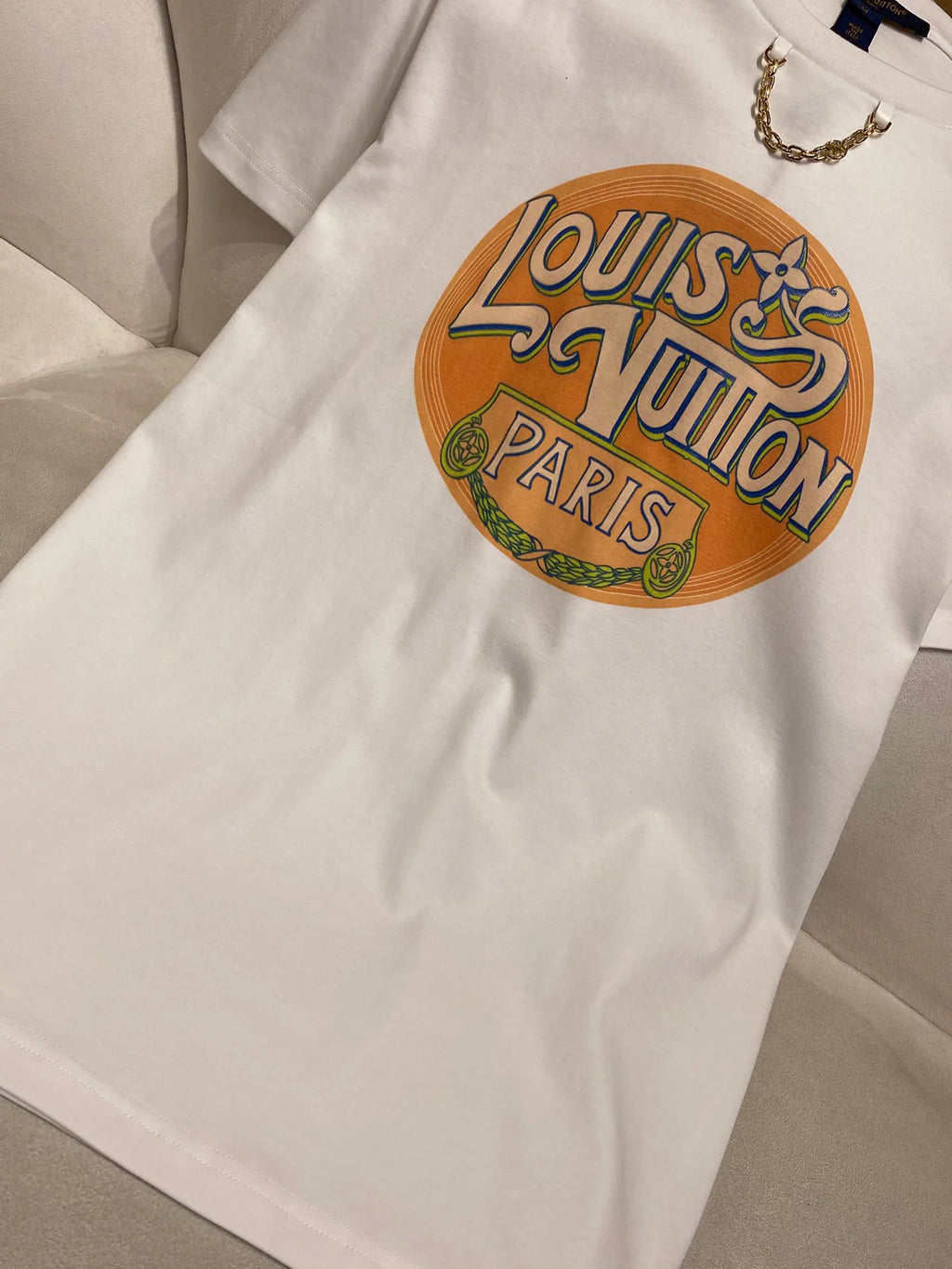 T-SHIRT LV CHAÎNE