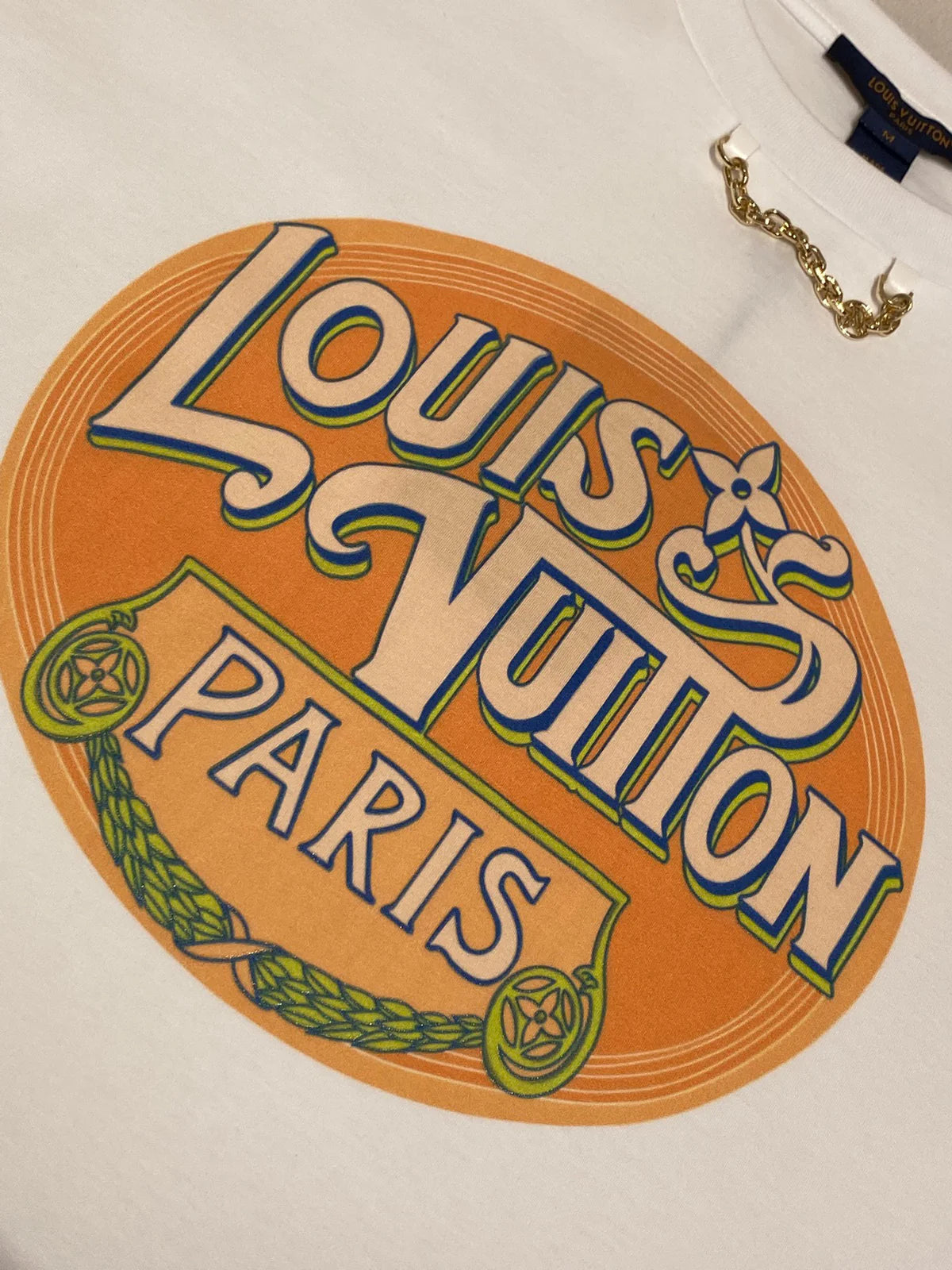 T-SHIRT LV CHAÎNE